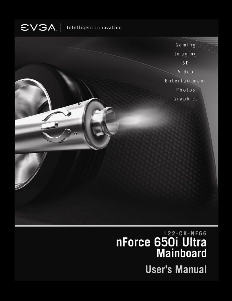 EVGA NVIDIA nForce 650i Ultra user manual