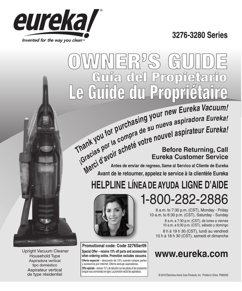 Eureka 3276-3280 Series User manual