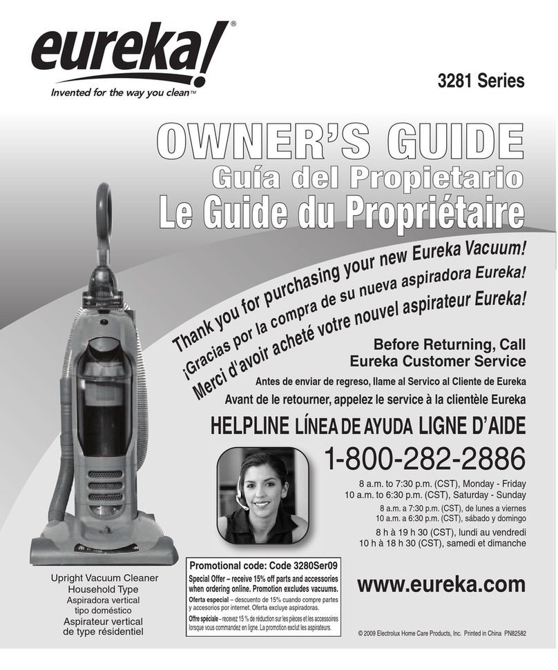 Eureka 3281 Series User manual