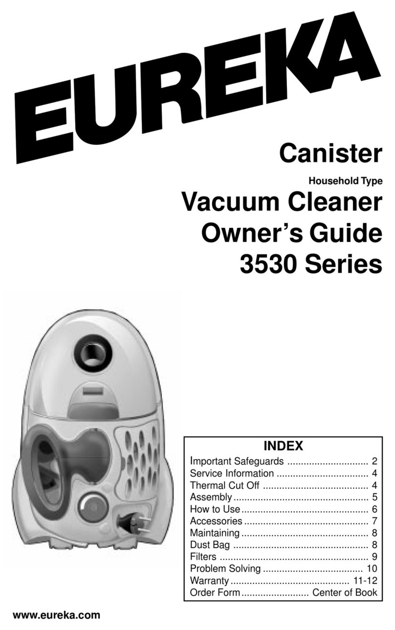 Eureka 3530 Series owner's guide