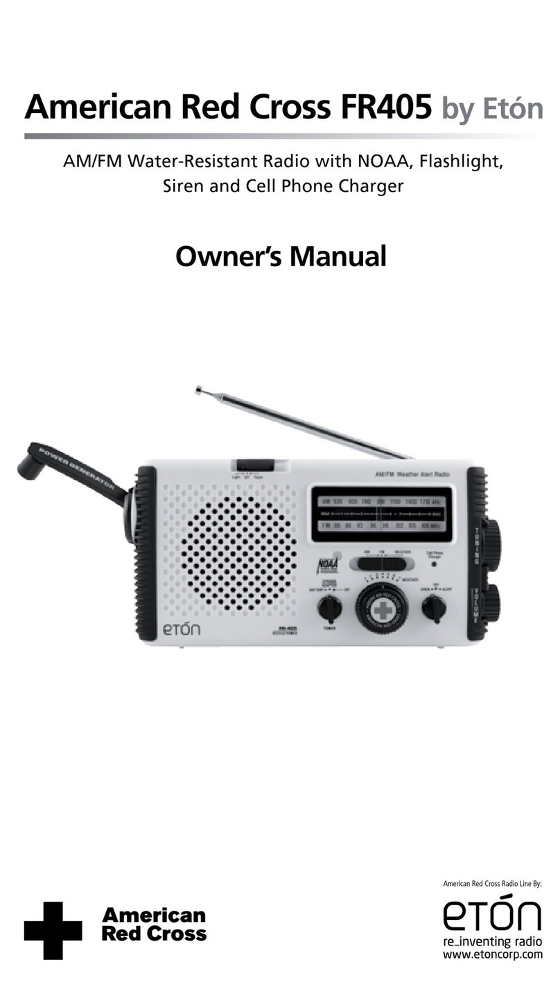 Eton American Red Cross FR405 User manual