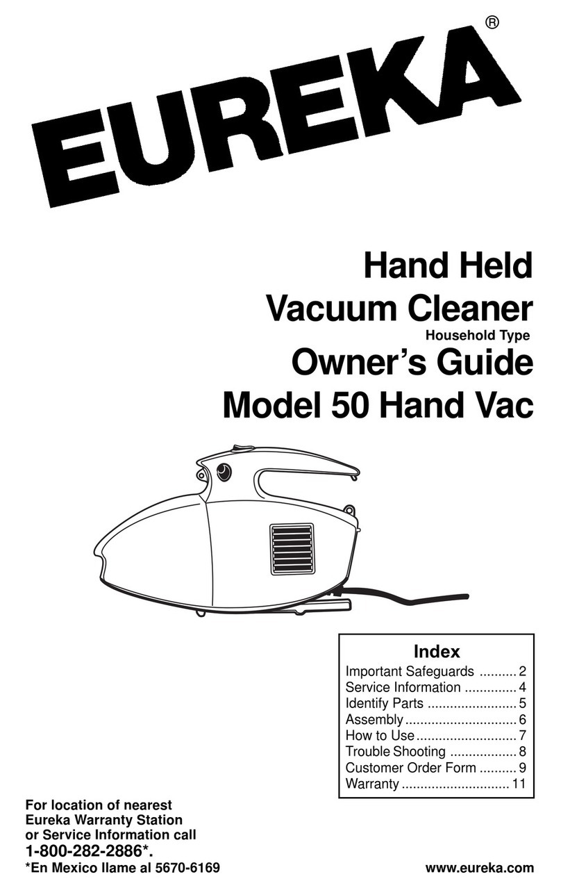 Eureka 50 Series User manual