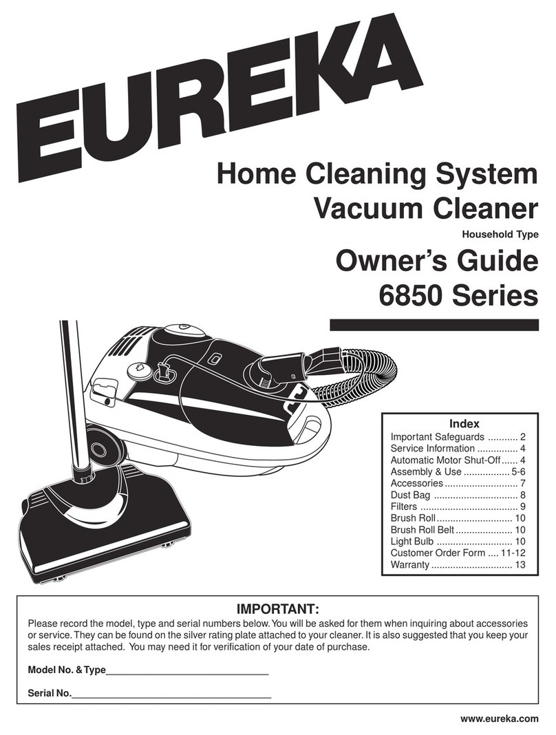 Eureka 6850 Series owner's guide