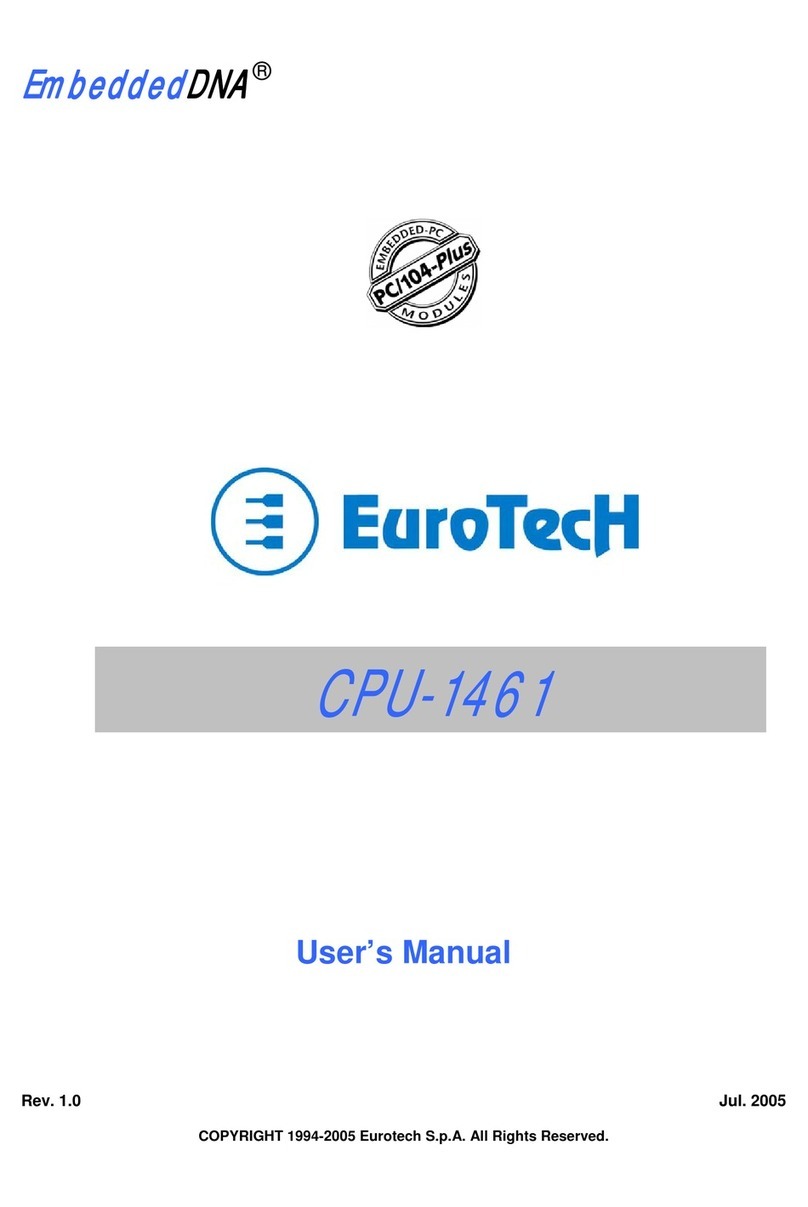 Eurotech CPU-1461 user manual