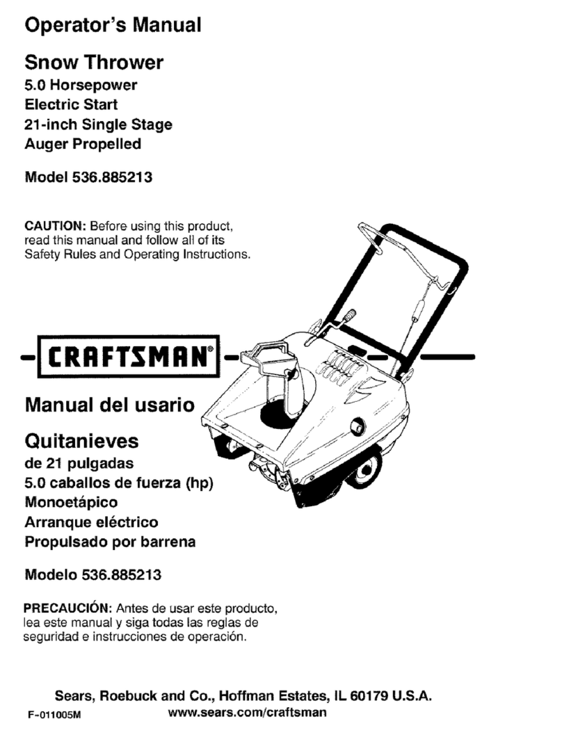 Craftsman 536.885213 User manual