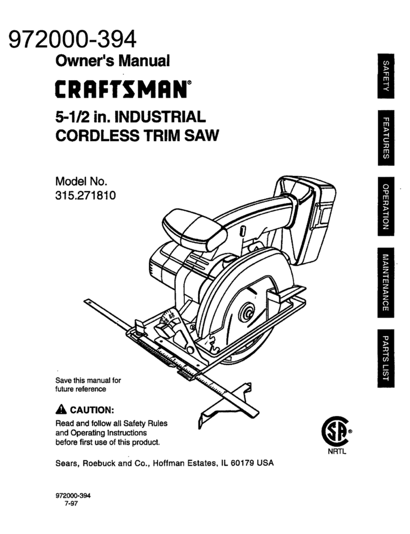 Craftsman 315.271810 User manual