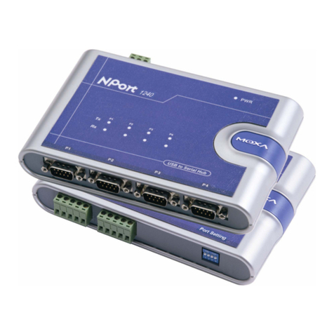 Moxa Technologies NPort 1220 User manual Moxa Technologies NPort 1220 User manual