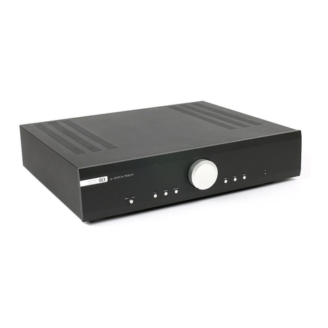 Musical Fidelity M3I Instructions for use