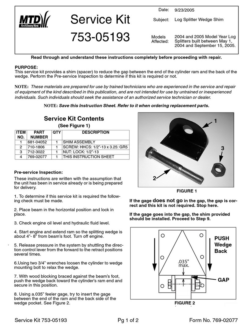 MTD 753-05193 Service manual