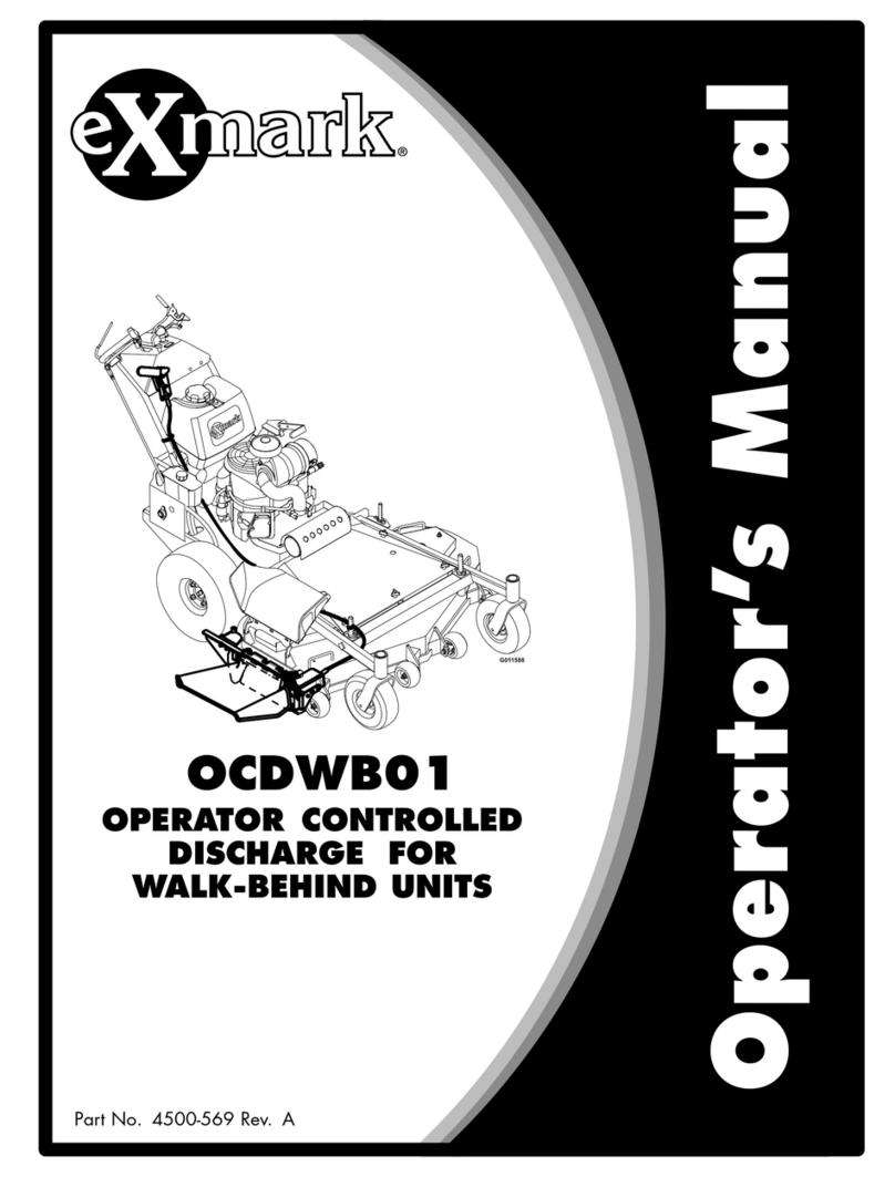 Exmark OCDWB01 Operators User manual