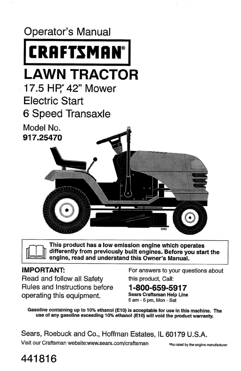 Craftsman 917.254701 Operator's manual