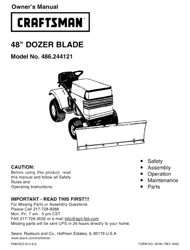 Craftsman 486.244121 User manual