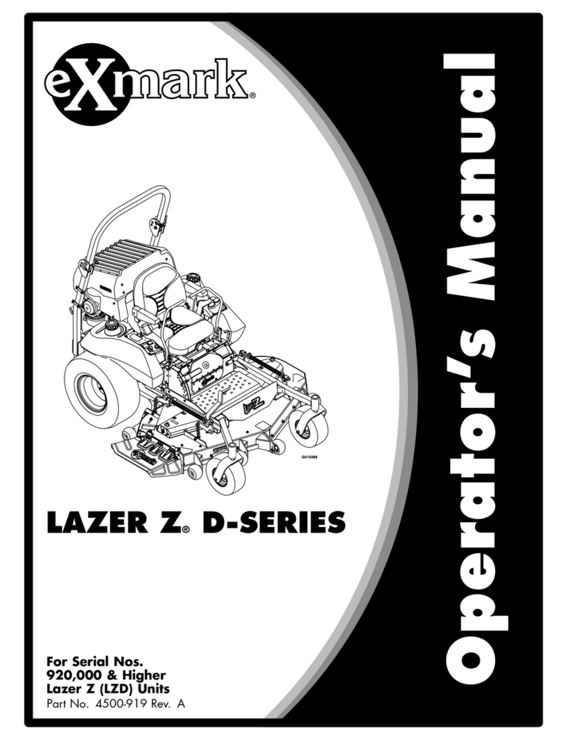 Exmark LAZER Z D-SERIES Operators User manual Exmark LAZER Z D-SERIES Operators User manual