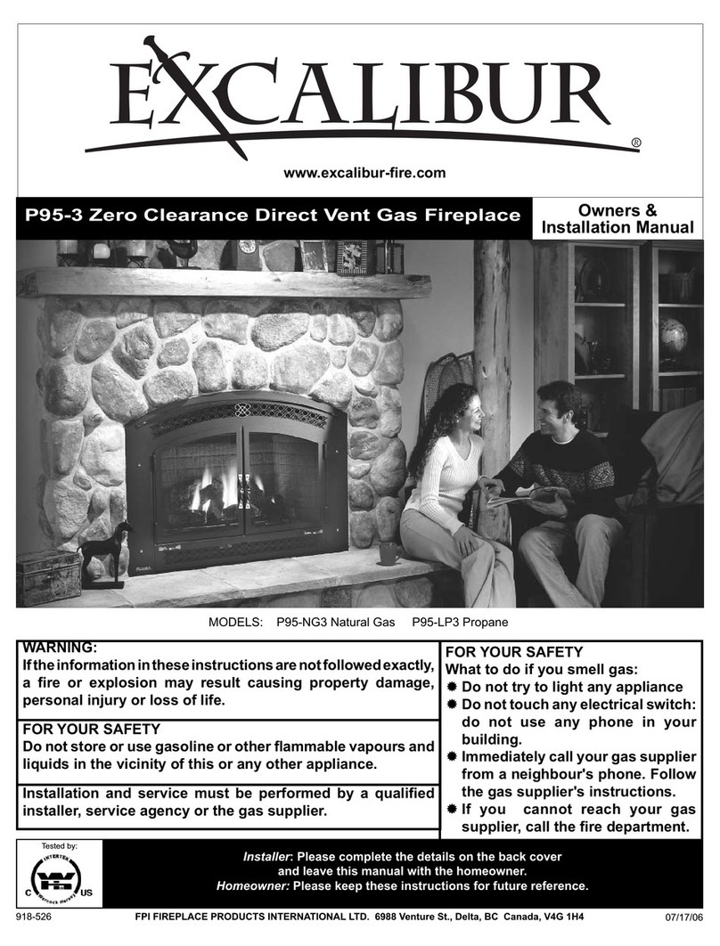 Excalibur P95-LP3 Quick start guide Excalibur P95-LP3 Quick start guide