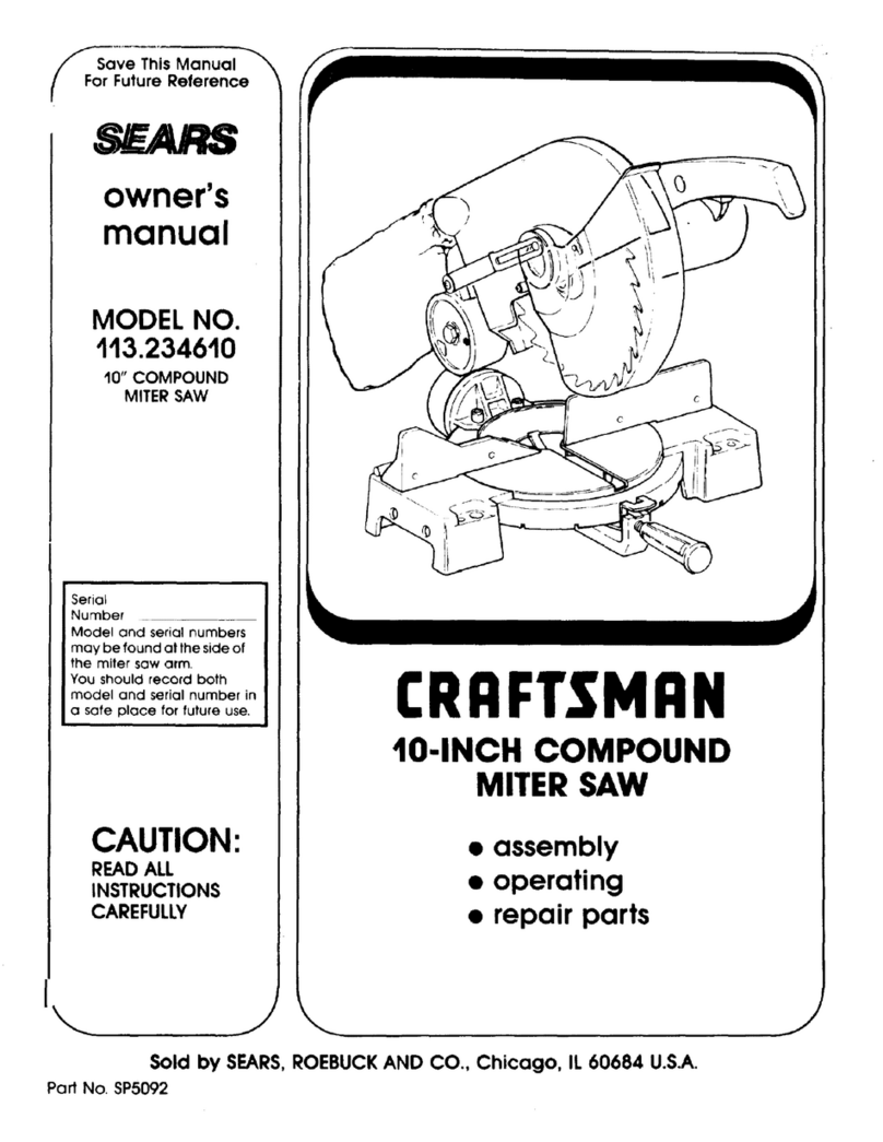 Craftsman 113.234610 owner's manual