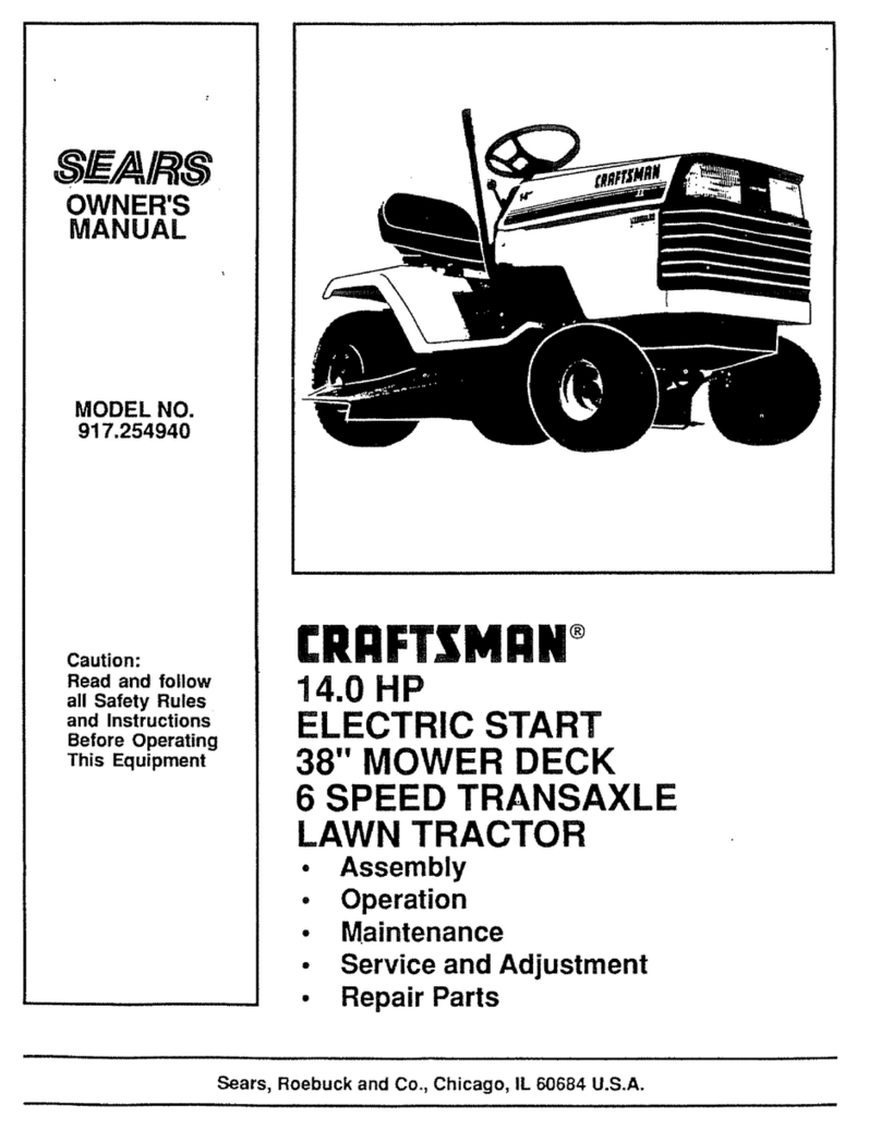 Craftsman 917.254940 User manual