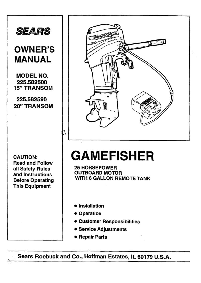 Craftsman GAMEFISHER 225.582590 owner's manual