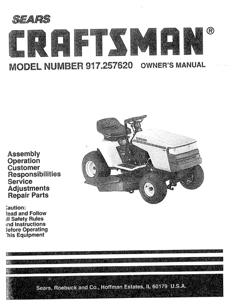 Craftsman 917.257620 owner's manual