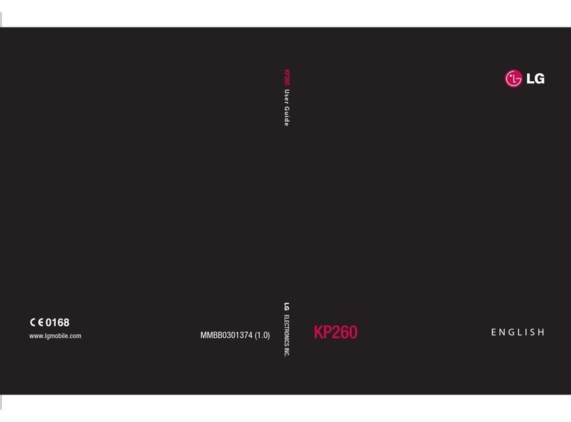 LG KP260 user guide
