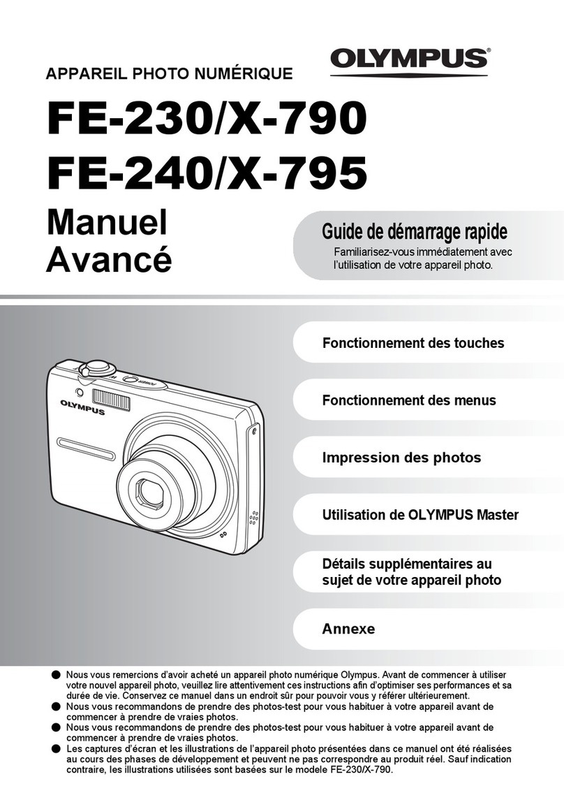 Olympus FE 230 - Digital Camera - Compact Manuel Avancé