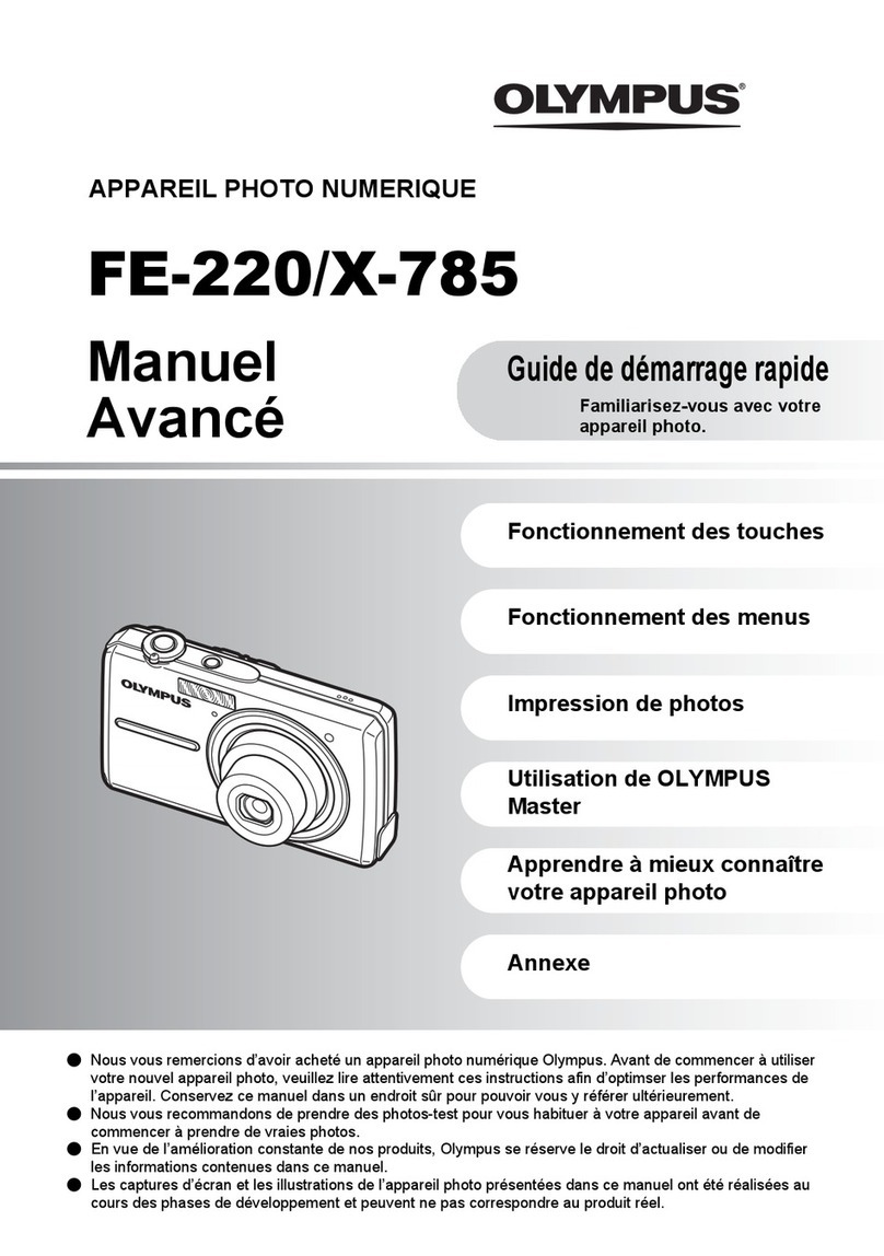 Olympus FE 220 - Digital Camera - Compact Manuel Avancé