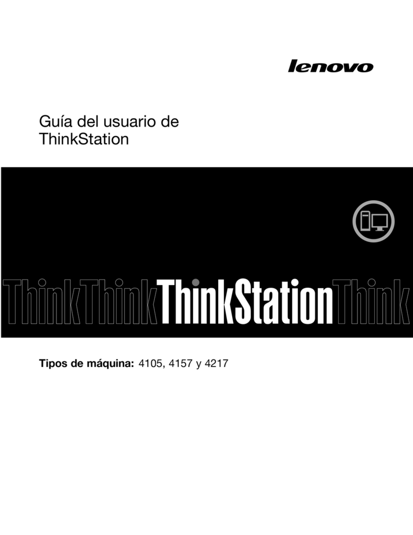 Lenovo ThinkStation S20 Quick start guide