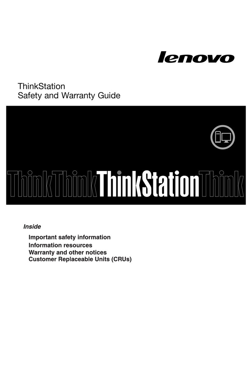Lenovo ThinkStation S20 User manual