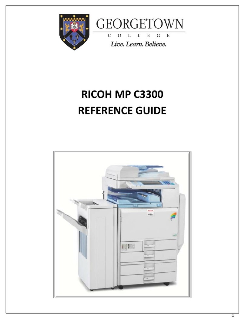 Ricoh Aficio MP C3300SPF User manual