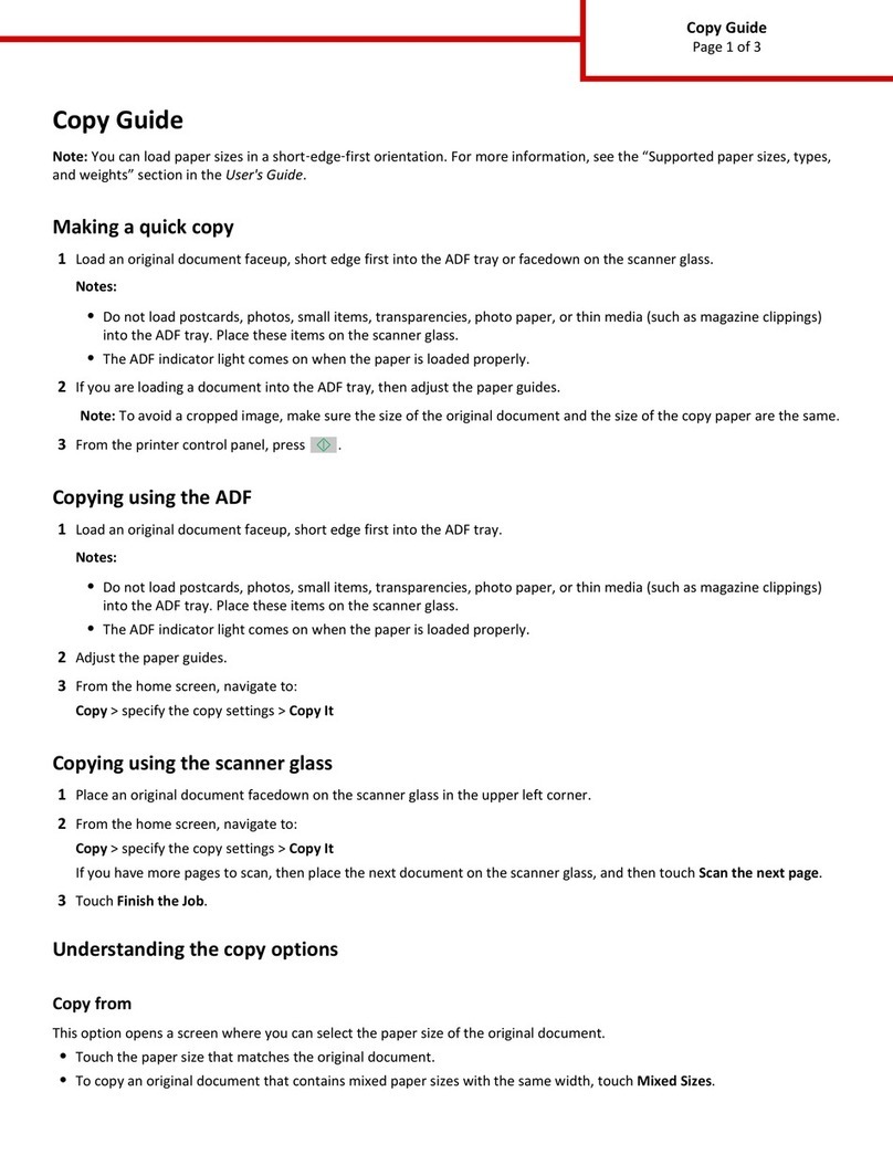 Lexmark MX610 Series User manual