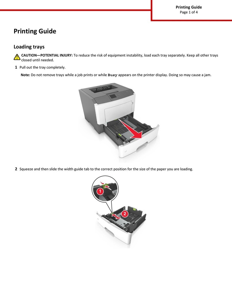 Lexmark M3150 Configuration guide