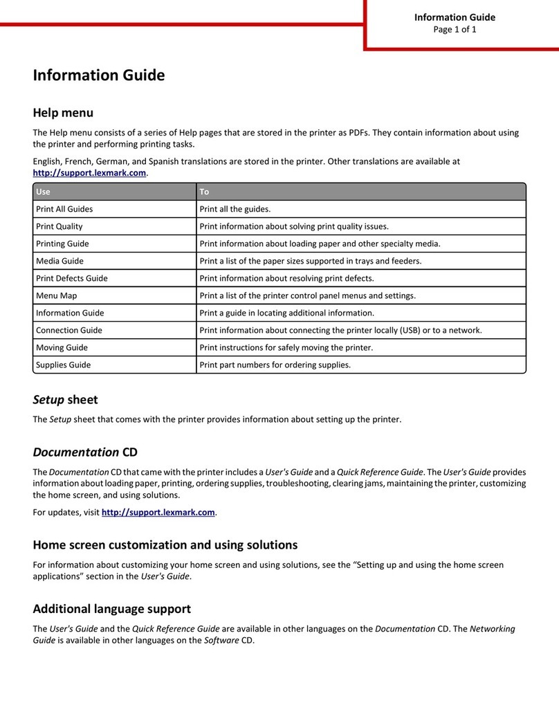 Lexmark M3150 Technical manual