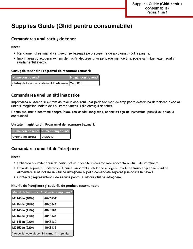 Lexmark M1145 User manual