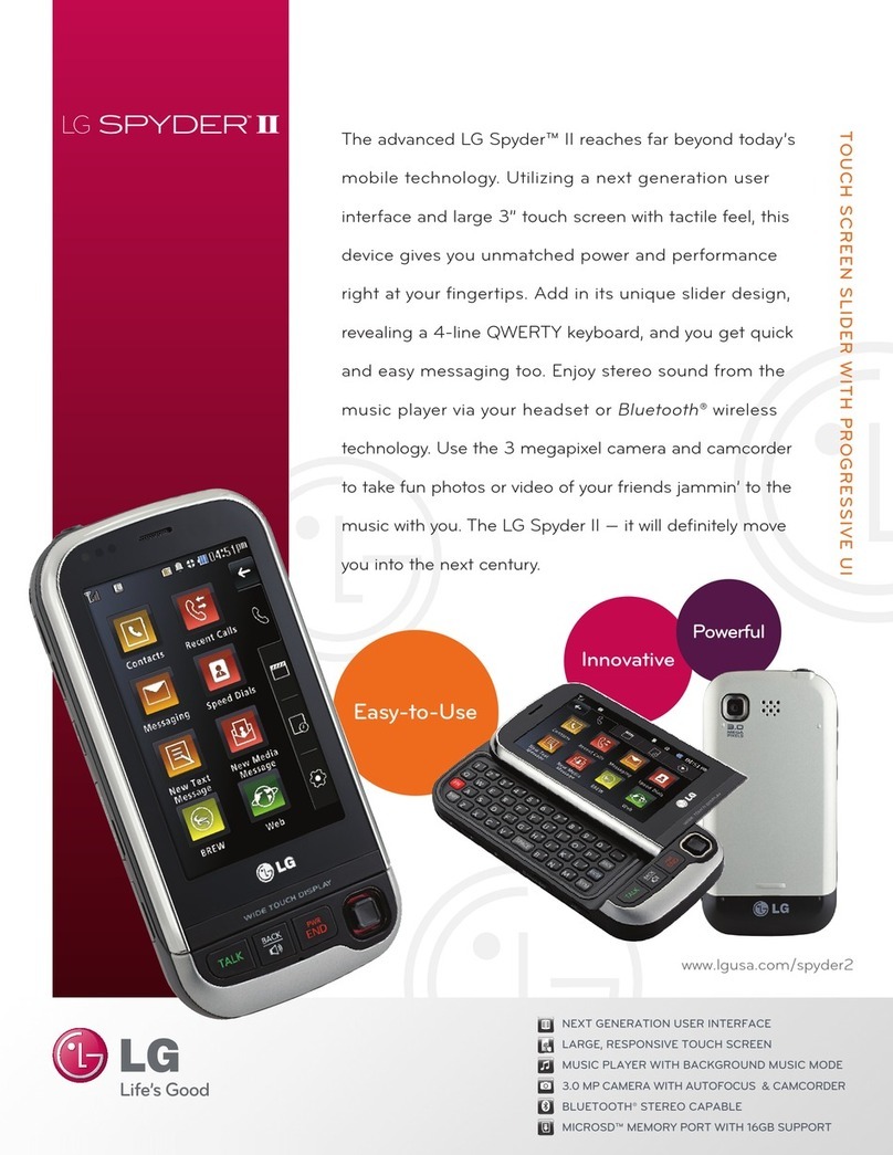 LG 840 User manual