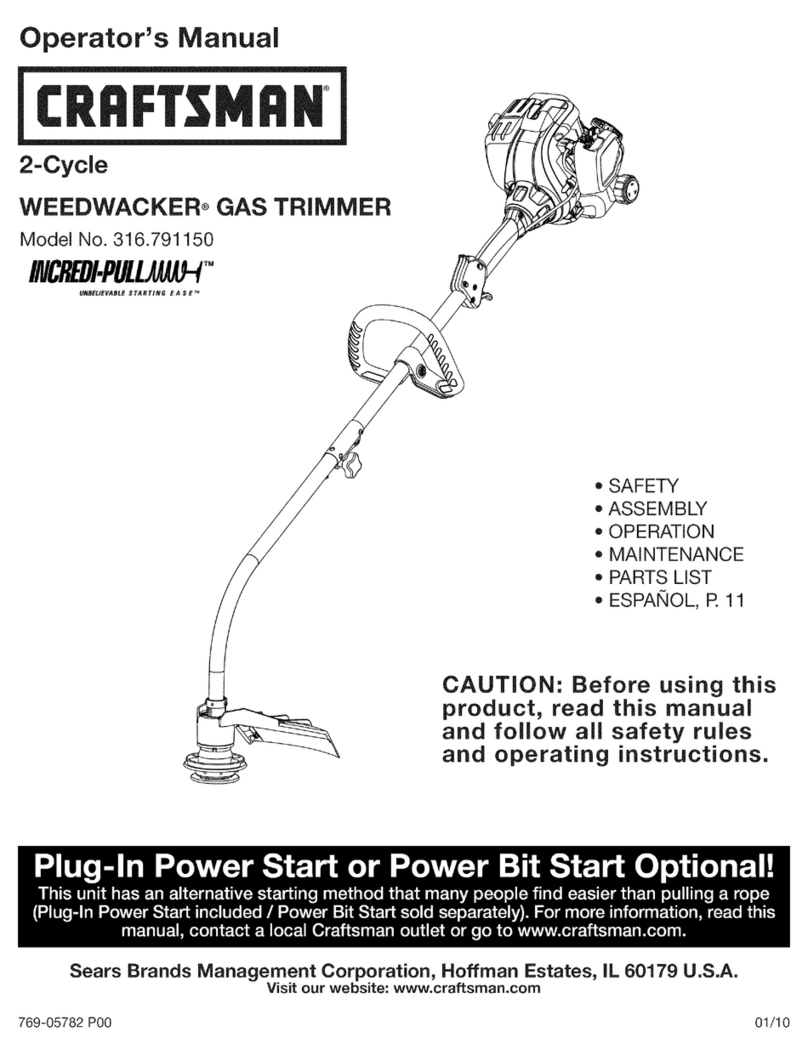 Craftsman 316.791150 Operator's manual