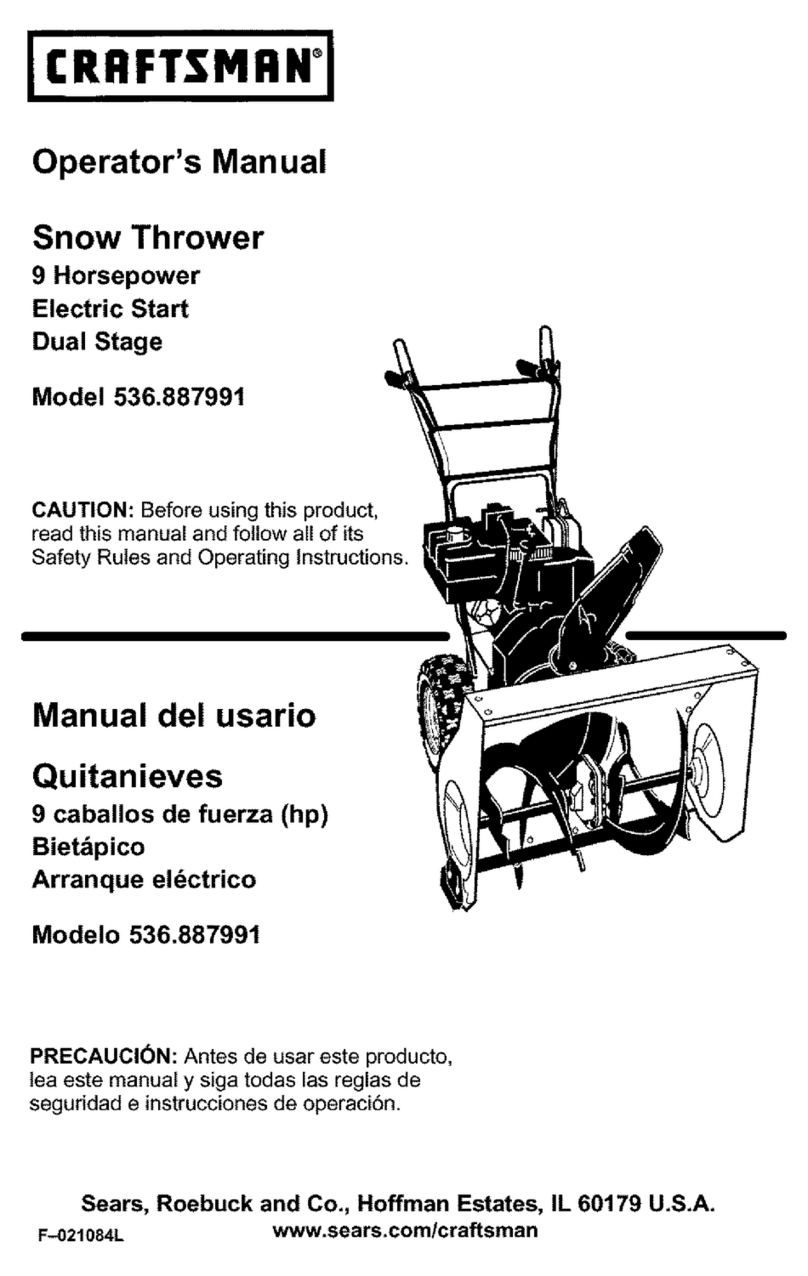 Craftsman 536.887991 Operator's manual