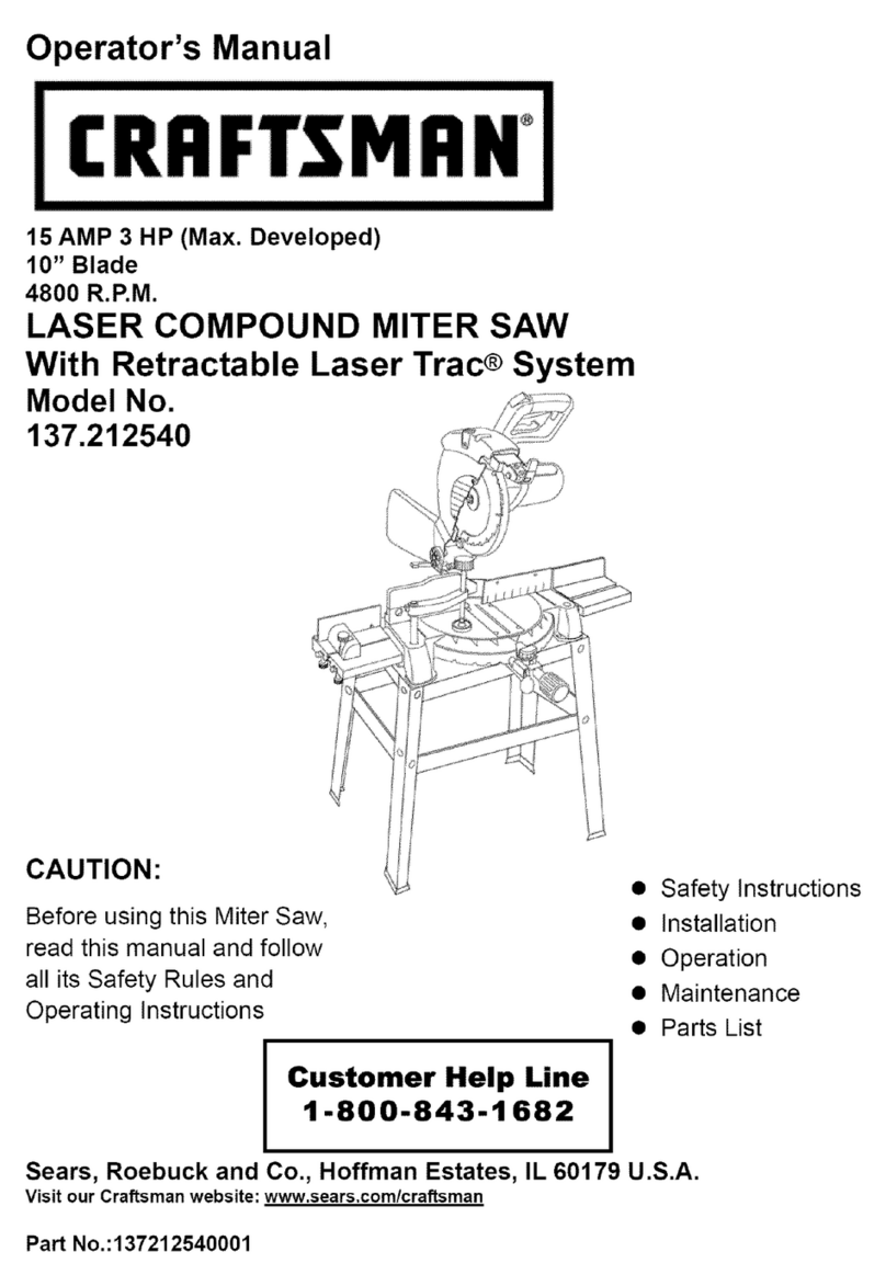 Craftsman 137.212540 User manual