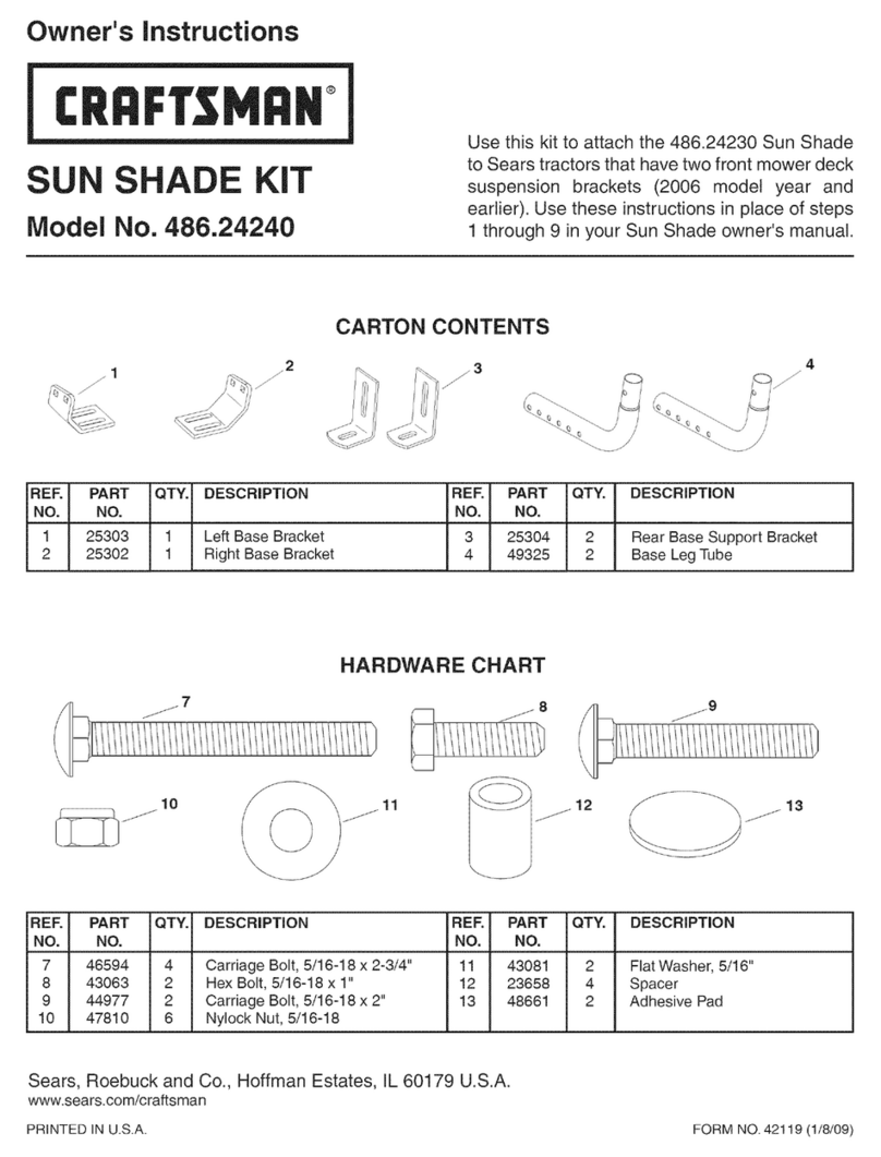 Craftsman 486.24240 User manual