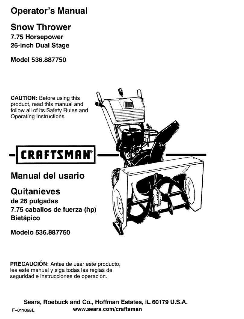 Craftsman 536.887750 User manual