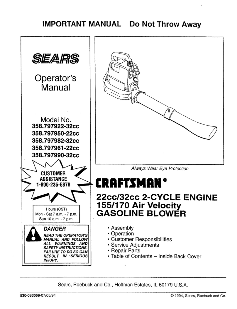 Craftsman 358.797961-22cc User manual