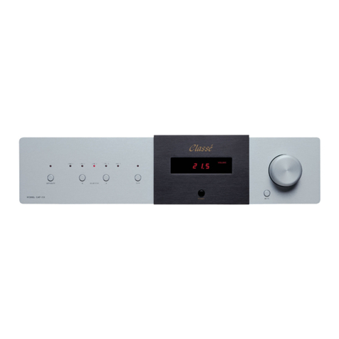 Classe Audio CAP-151 User manual