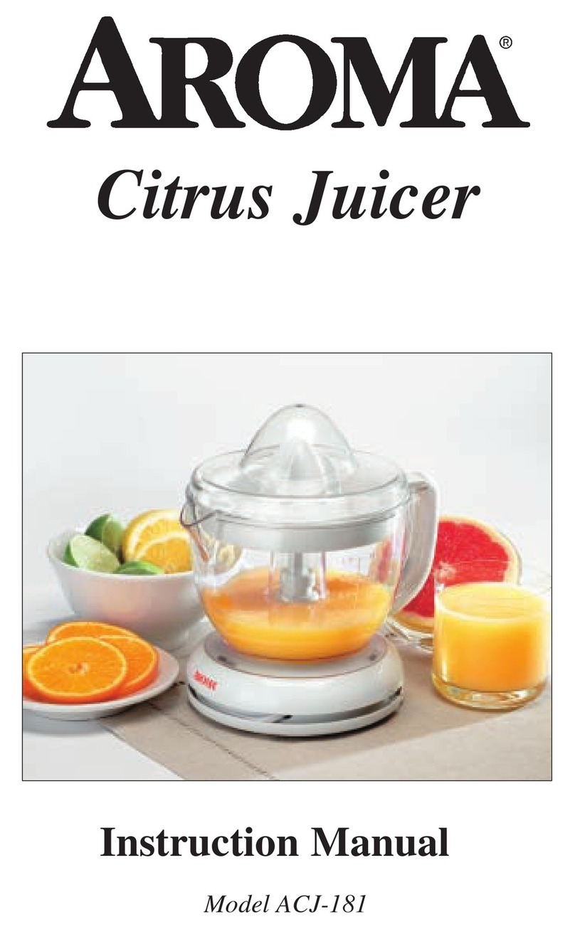 Aroma ACJ-181 instruction manual