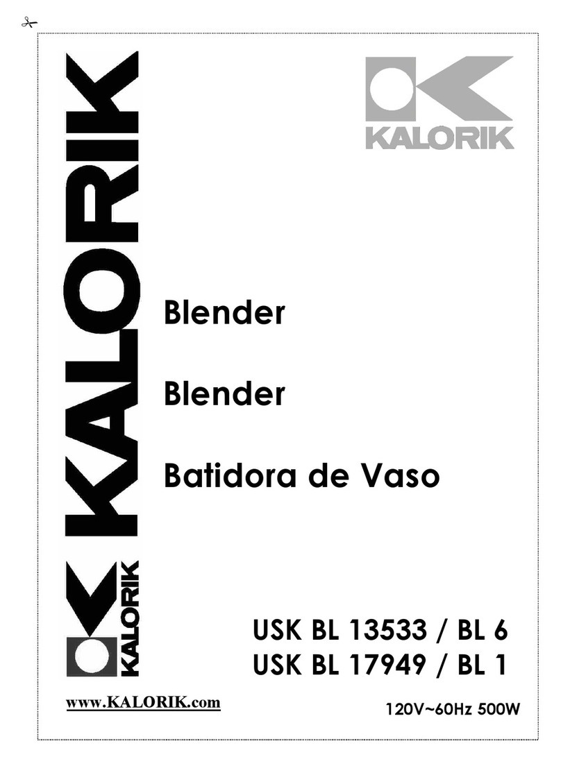 Kalorik USK BL 6 operating instructions