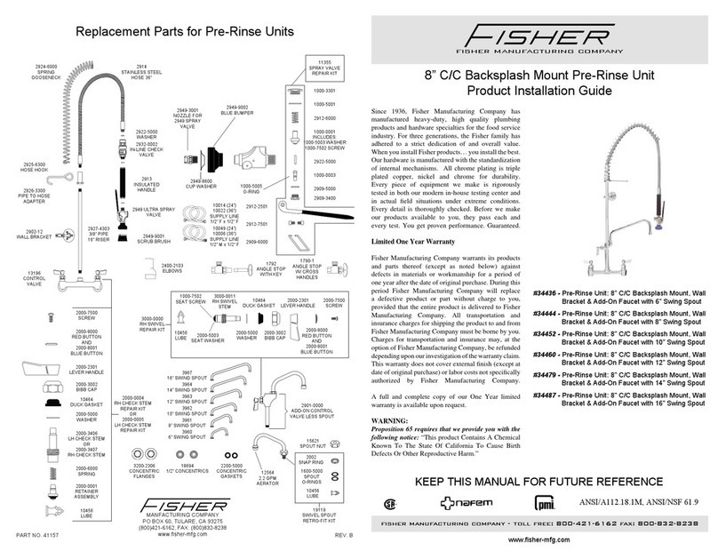 Fisher 34436 Product installation guide Fisher 34436 Product installation guide