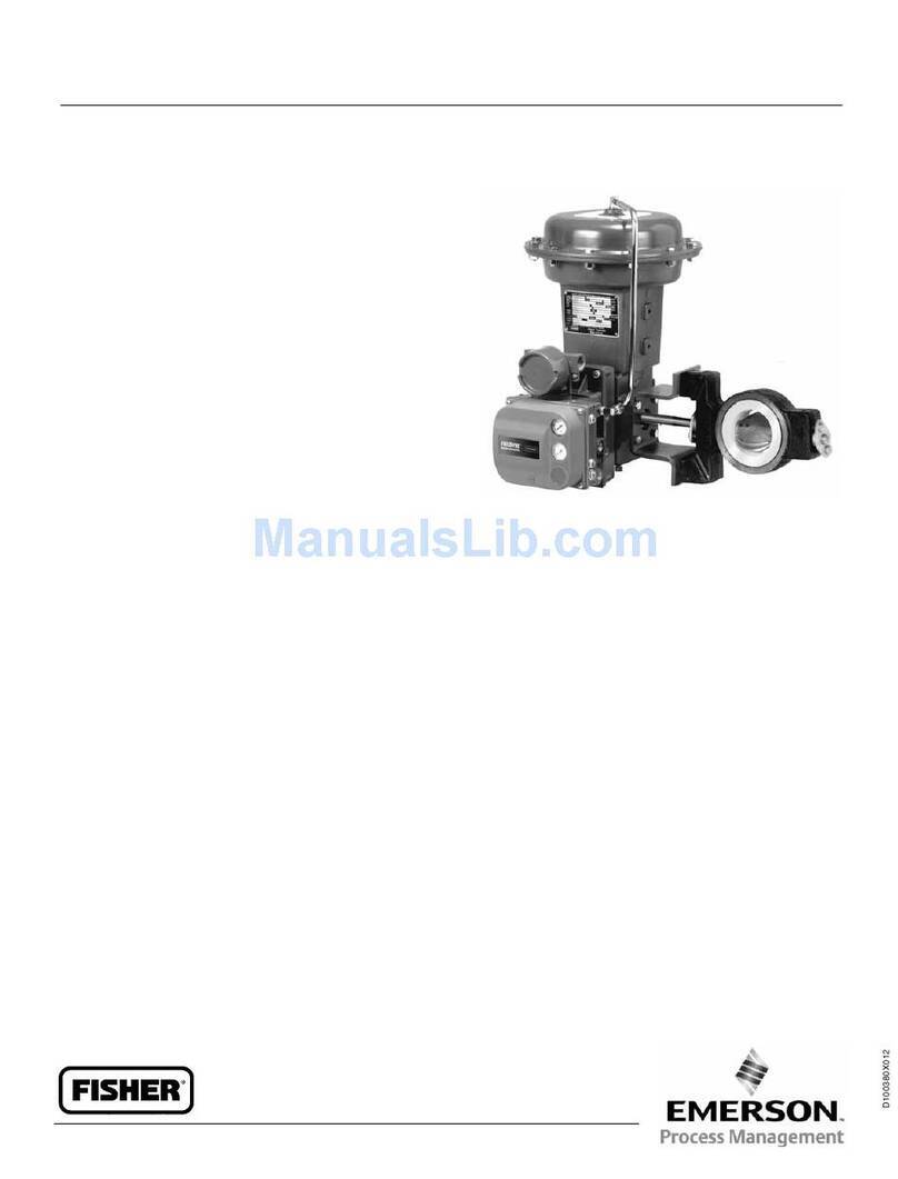 Emerson Fisher 9500 User manual