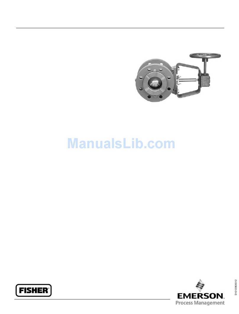 Emerson Fisher 1077 User manual