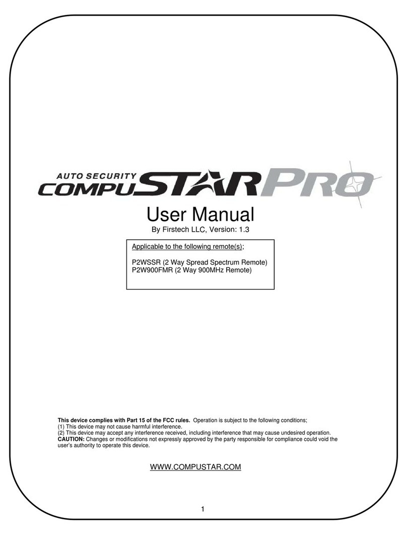 CompuSTAR P2W900FMR User manual