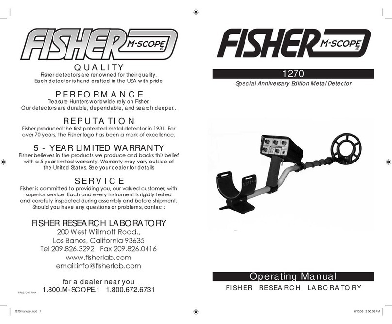 Fisher M-SCOPE 1270 operating manual