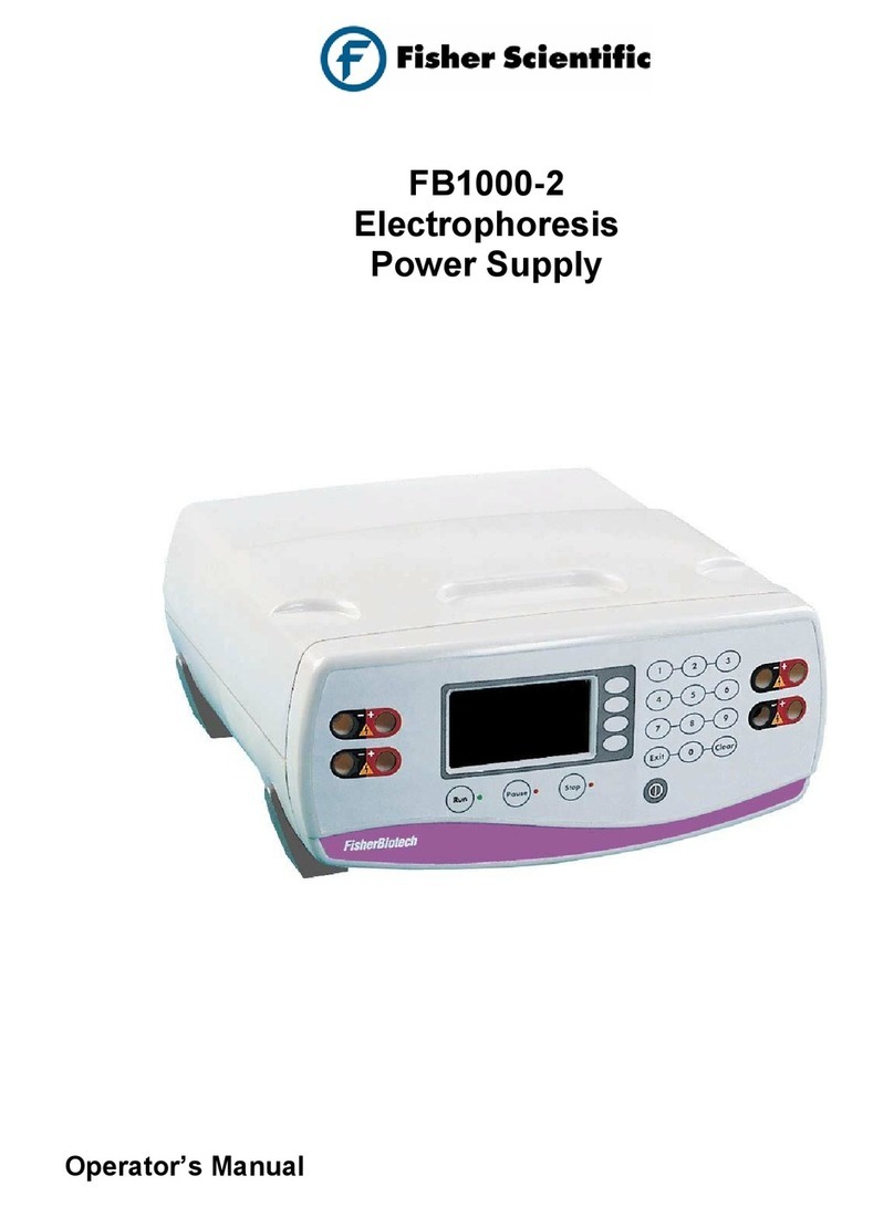 Fisher FB1000-2 Operators User manual