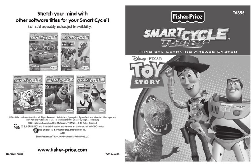 Fisher-Price Smart Cycle Racer T6355 user manual Fisher-Price Smart Cycle Racer T6355 user manual