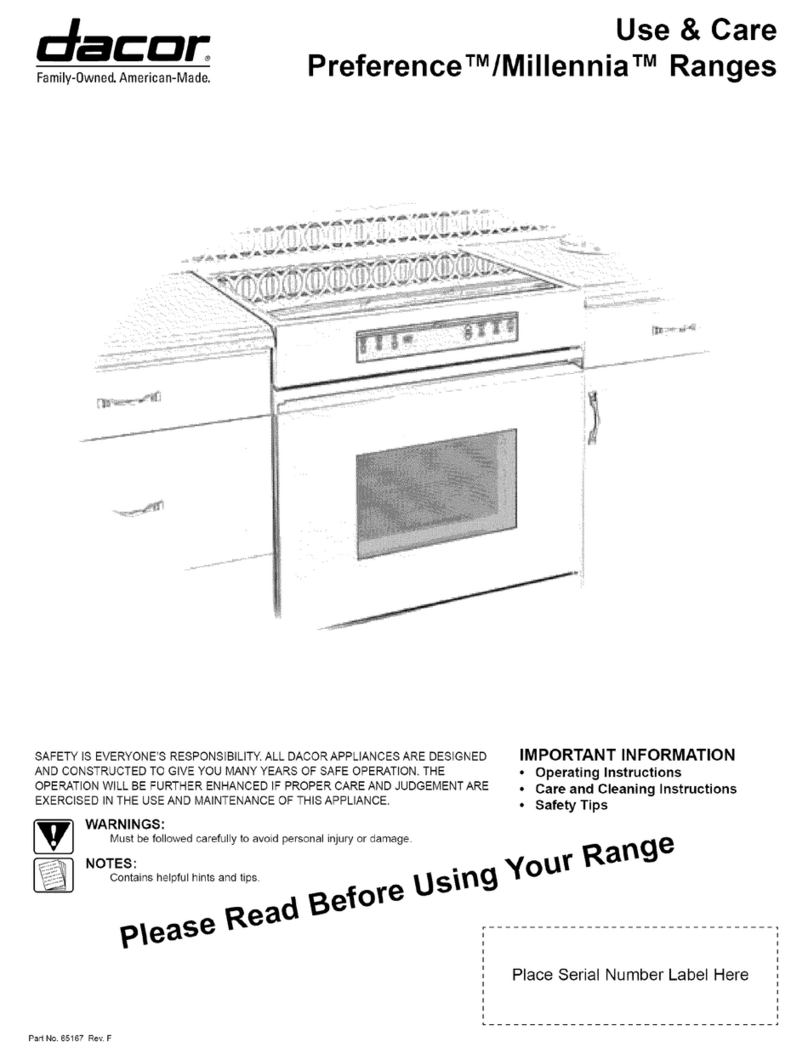 Dacor Preference Owner's manual